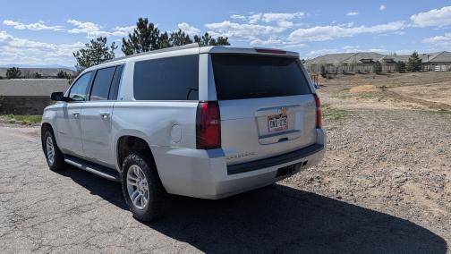Silver 2017 Chevrolet Suburban LT