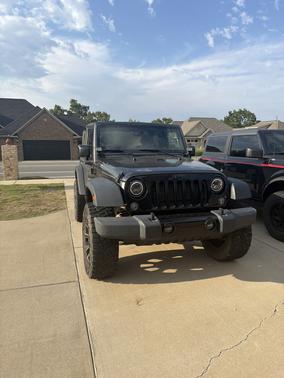 Gray 2017 Jeep Wrangler Willys Wheeler