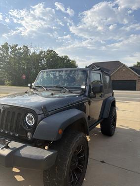 Gray 2017 Jeep Wrangler Willys Wheeler