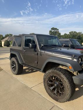 Gray 2017 Jeep Wrangler Willys Wheeler