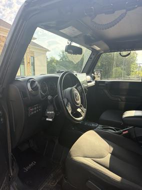 Gray 2017 Jeep Wrangler Willys Wheeler