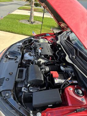 Red 2021 Honda Civic LX