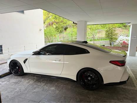 White 2023 BMW M4 Base
