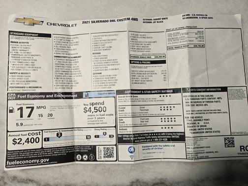 2021 Chevrolet Silverado 1500 Custom