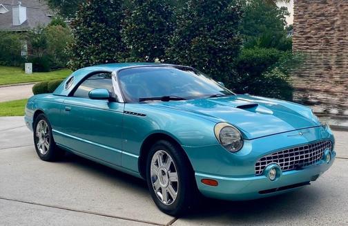 Blue 2004 Ford Thunderbird Premium
