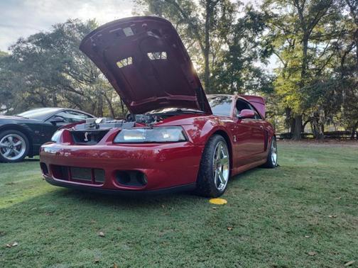 Red 2003 Ford Mustang SVT Cobra