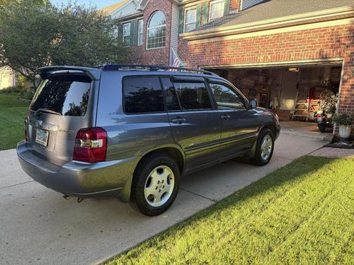 Blue 2007 Toyota Highlander Limited