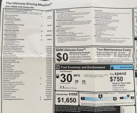 Gray 2021 BMW 330 i