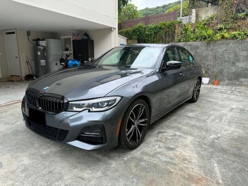 Gray 2021 BMW 330 i