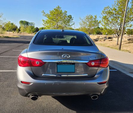 Gray 2015 INFINITI Q50 Sport