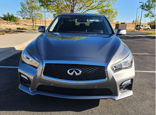 Gray 2015 INFINITI Q50 Sport