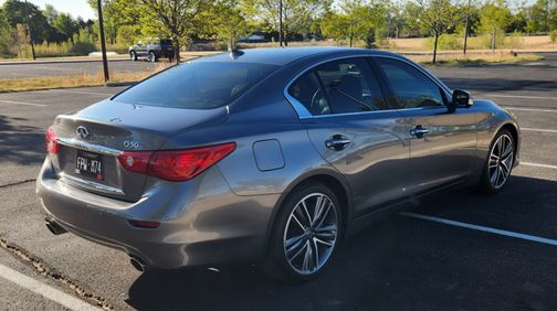 Gray 2015 INFINITI Q50 Sport