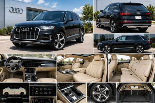 Black 2023 Audi Q7 55 Premium Plus