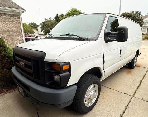 White 2011 Ford E150 Work Van