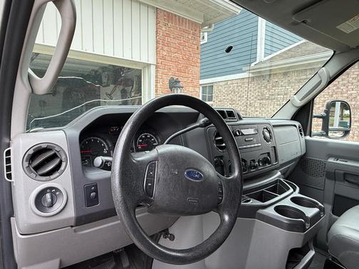White 2011 Ford E150 Work Van