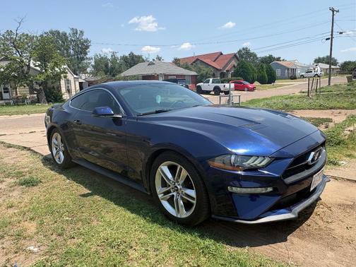 Blue 2019 Ford Mustang EcoBoost Premium