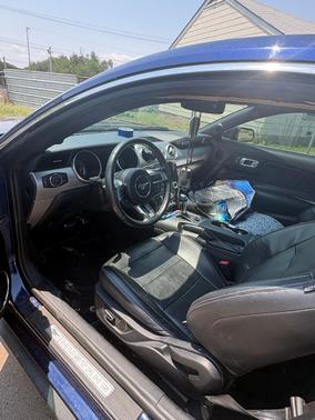 Blue 2019 Ford Mustang EcoBoost Premium