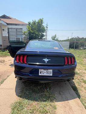 Blue 2019 Ford Mustang EcoBoost Premium