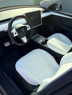 Gray 2024 Tesla Model Y Performance