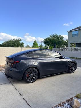 Gray 2024 Tesla Model Y Performance