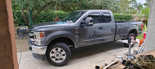 Gray 2022 Ford F-350 XLT