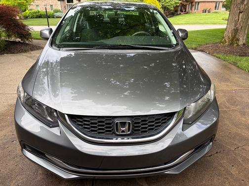 Gray 2013 Honda Civic LX