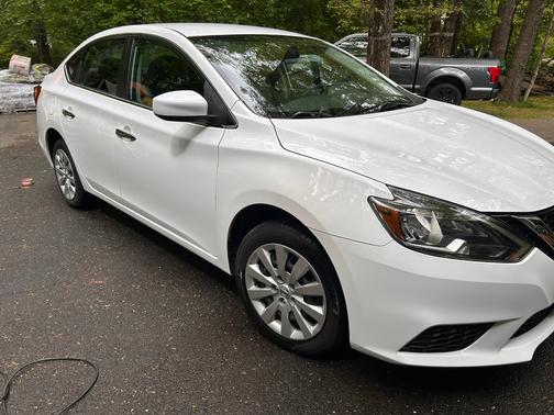 White 2019 Nissan Sentra S