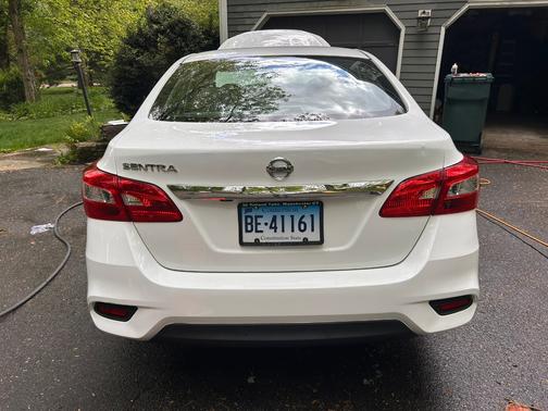 White 2019 Nissan Sentra S