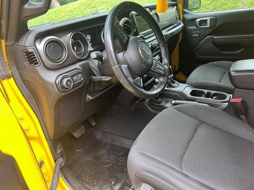 Yellow 2021 Jeep Wrangler Unlimited Willys