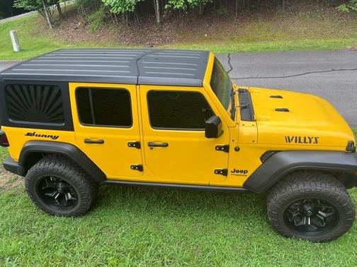 Yellow 2021 Jeep Wrangler Unlimited Willys