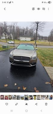 Gold 2019 Lincoln Continental Select