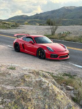 Red 2016 Porsche Cayman Cayman GT4