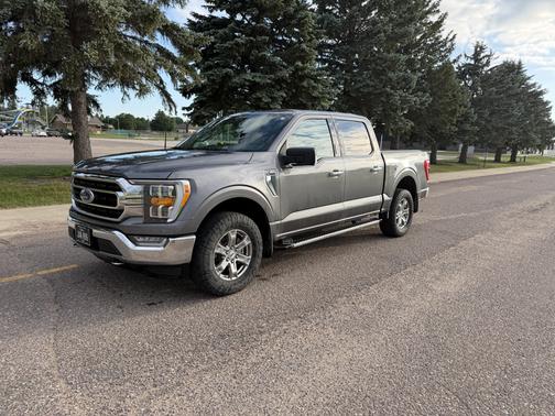 Gray 2021 Ford F-150 XLT