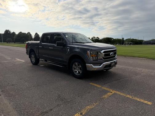 Gray 2021 Ford F-150 XLT