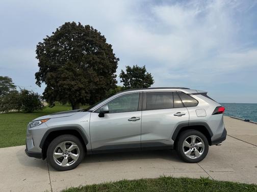 Silver 2020 Toyota RAV4 Hybrid Limited