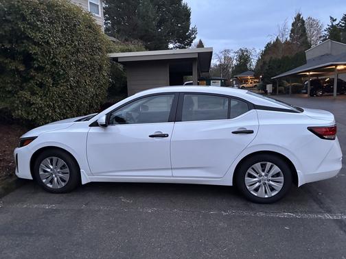 White 2025 Nissan Sentra S