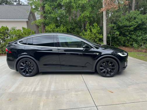 Black 2021 Tesla Model X Long Range Plus