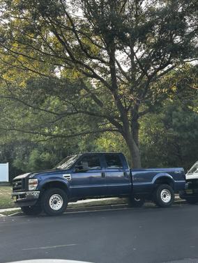 Blue 2008 Ford F-250 XL Crew Cab Super Duty
