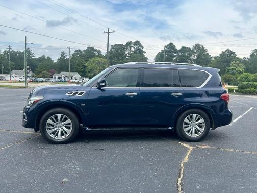 Blue 2015 INFINITI QX80 Base