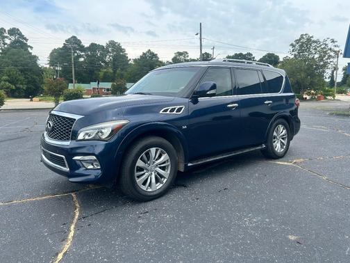 Blue 2015 INFINITI QX80 Base