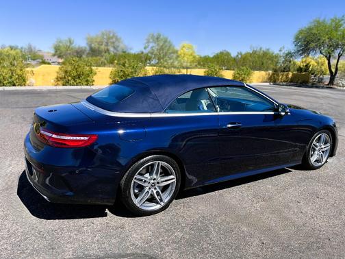 Blue 2018 Mercedes-Benz E-Class E 400