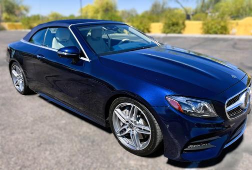 Blue 2018 Mercedes-Benz E-Class E 400