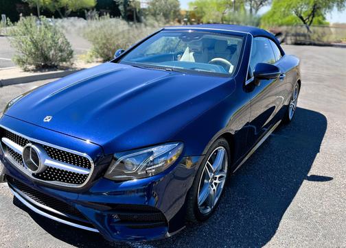 Blue 2018 Mercedes-Benz E-Class E 400