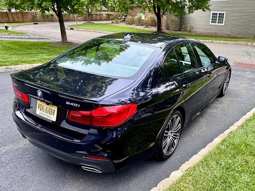 Blue 2020 BMW 540 i xDrive