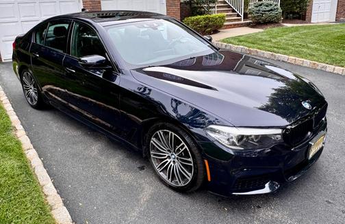 Blue 2020 BMW 540 i xDrive