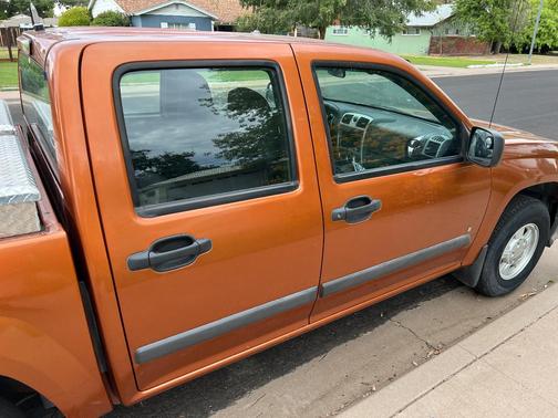 Orange 2007 Chevrolet Colorado LT