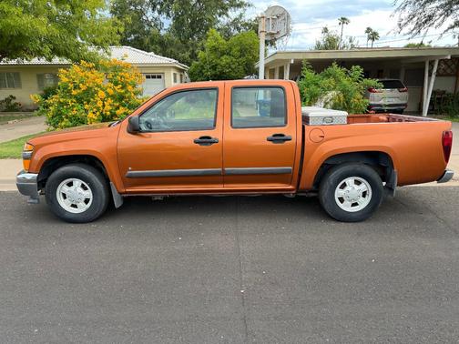Orange 2007 Chevrolet Colorado LT