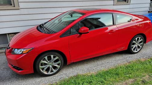 Red 2012 Honda Civic Si