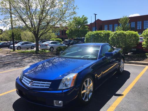 Blue 2005 Cadillac XLR Base