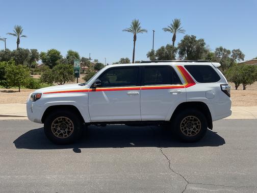 White 2023 Toyota 4Runner 40th Anniversary Special Edition